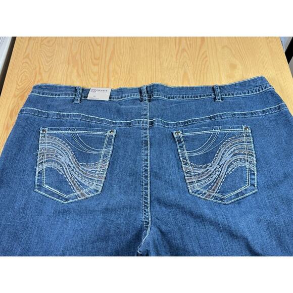 NWT Lane Bryant Genius Fit Bootcut Jeans size 28 medium wash Plus Size - Picture 5 of 8